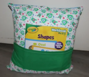 Handmade Child’s Travel Pillow & Book